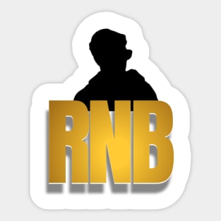 RNB music design Sticker